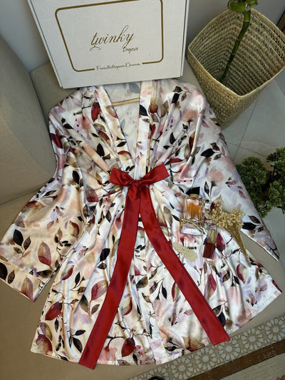 Imported Bridal Silk Nighty & Lingerie Set