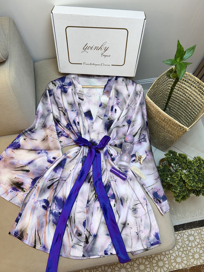 Imported Bridal Silk Nighty & Lingerie Set